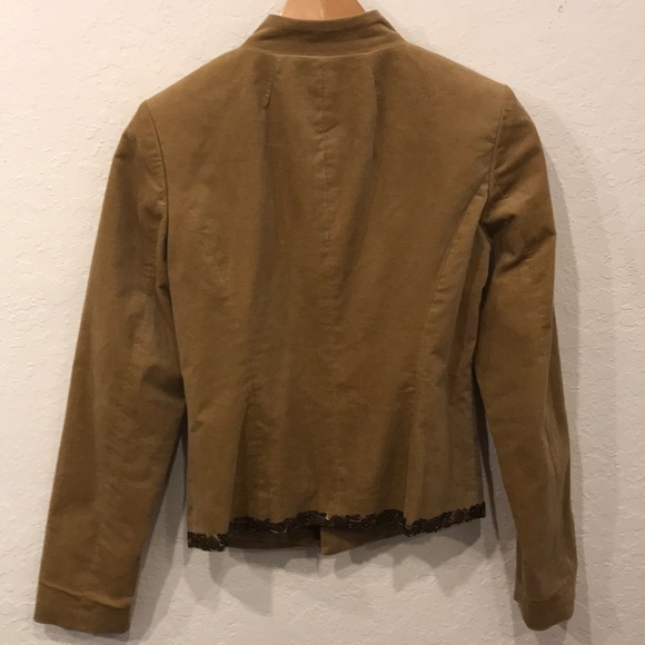 MICHAEL KORS studded embellished blazer bronze 2 - Picture 6 of 8